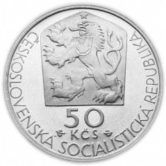 Silver coin 50 CSK Ján Kollár | 1977 | Proof