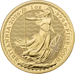 Zlatá investiční mince Britannia 1 Oz | Charles III | 2026
