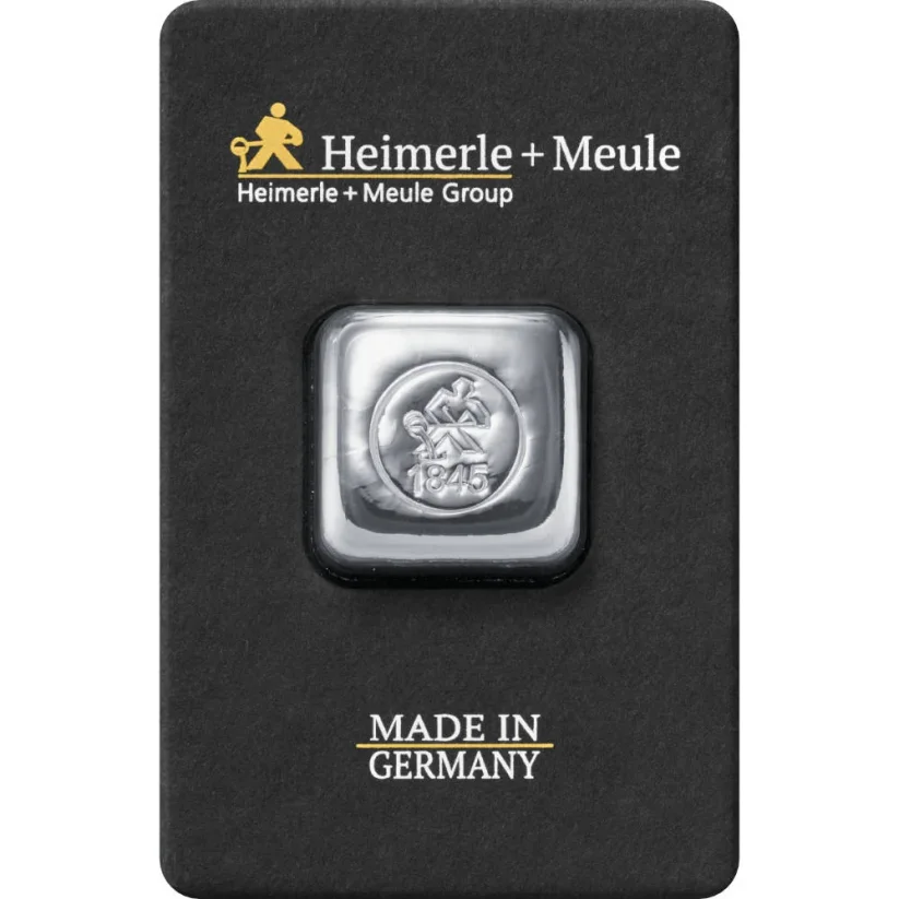 50g investiční stříbrný slitek | Heimerle + Meule