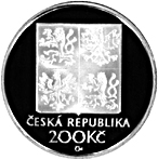 Stříbrná mince 200 Kč František Kmoch | 1998 | Proof