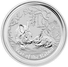 Silver coin Rabbit 2 Oz | Lunar II | 2011
