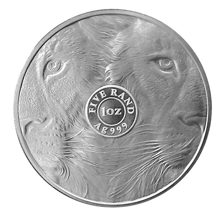 Stříbrná investiční mince Lev 1 Oz | Big Five I | 2019