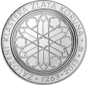 Silver coin 200 CZK Založení klášteru Zlatá koruna | 2013 | Standard