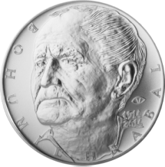 Strieborná minca 200 Kč Bohumil Hrabal | 2014 | Standard