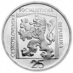 Stříbrná mince 25 Kčs Slovenské ND | 1970 | Proof