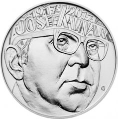 Silver coin 200 CZK Josef Kainar | 2017 | Standard
