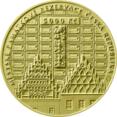 Zlatá mince 5000 Kč Město Tábor | 2025 | Proof