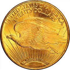 Gold coin 20 Dollar American Double Eagle | Saint Gaudens | 1924