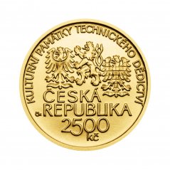 Zlatá mince 2500 Kč Hamr v Dobřívě | 2010 | Proof