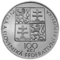 Srebrna Moneta 100 Kčs Bohuslav Martinů | 1990 | Proof