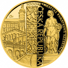 Zlatá minca 5000 Kč Mesto Mikulov | 2022 | Proof