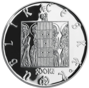 Stříbrná mince 200 Kč Sestrojení Staroměstského orloje | 2010 | Proof