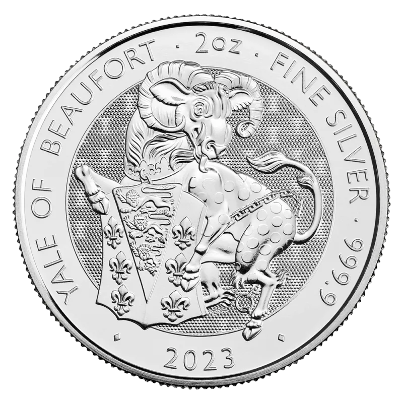 Yale of Beaufort 2 uncia | Tudor Beasts | 2023 | ezüstérme