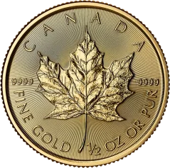 Zlatá investičná minca Maple Leaf 1/2 Oz | 2026