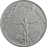 Stříbrná mince 200 Kč Ochrana a tvorba životního prostředí | 1994 | Standard