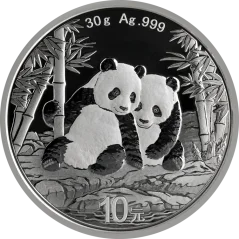 Srebrna moneta Chińska Panda 30g | 2026