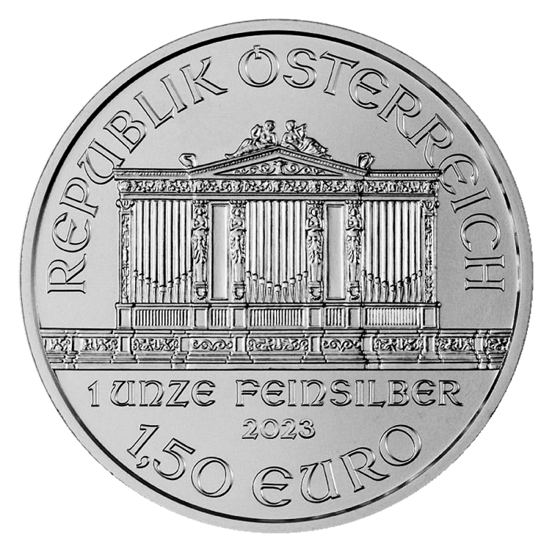 Bécsi Filharmonikusok 1 uncia | ezüstérme
