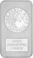 31,1g silver bar | Perth mint