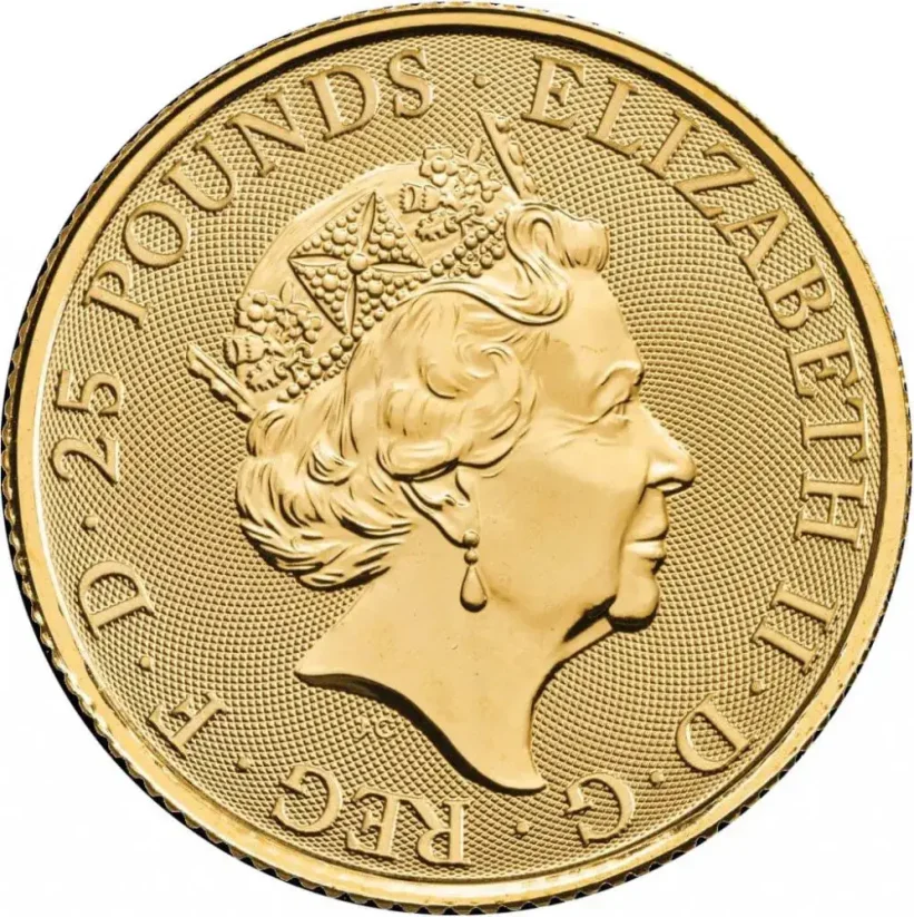 Gold coin Lion 1/4 Oz | Queens Beasts | 2016