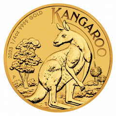 Zlatá investičná minca Kangaroo 1/4 Oz
