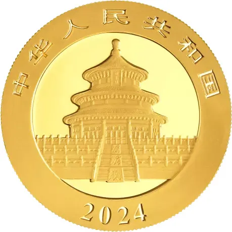 Gold coin Panda 1/10 Oz