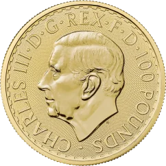 Zlatá investiční mince Britannia 1 Oz | Charles III | 2026