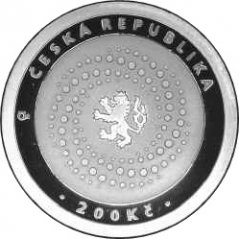Silver coin 200 CZK Zasedání MMF a Světové banky v Praze | 2000 | Proof