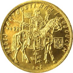 Gold coin St. Wenceslas 5 Ducat | 1936