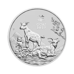 Strieborná investičná minca Rok Kozy 1 kg | Lunar III | 2027