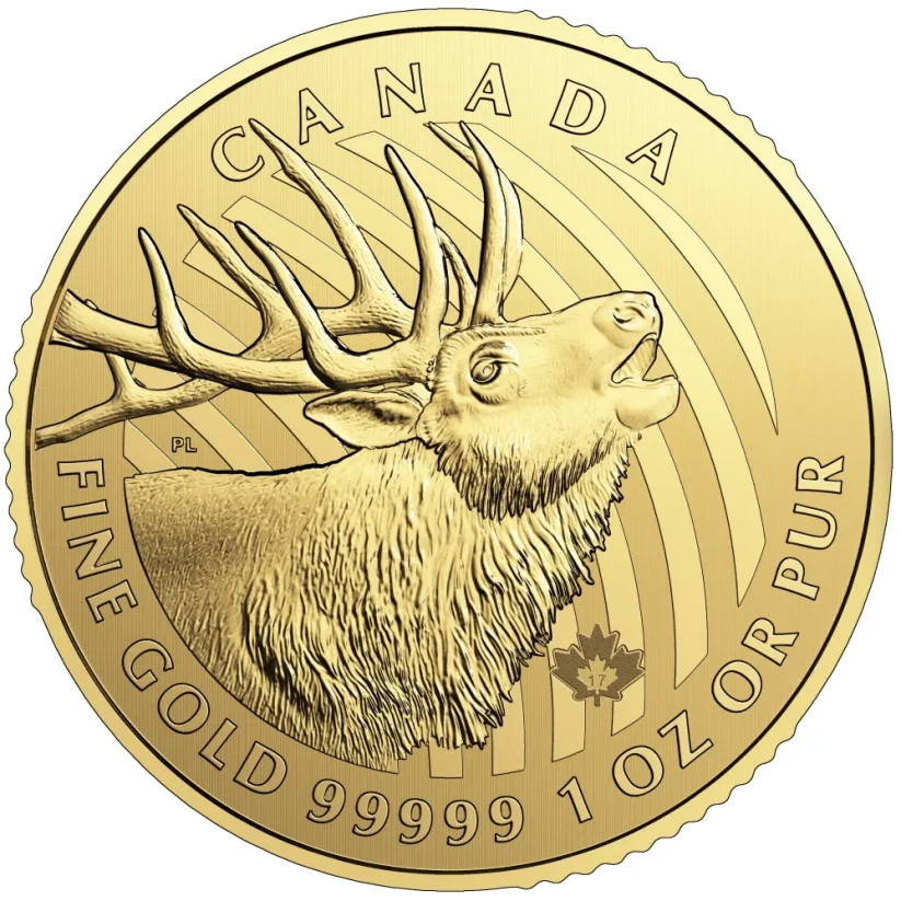 Gold coin Deer 1 Oz | Call of the Wild | 2017