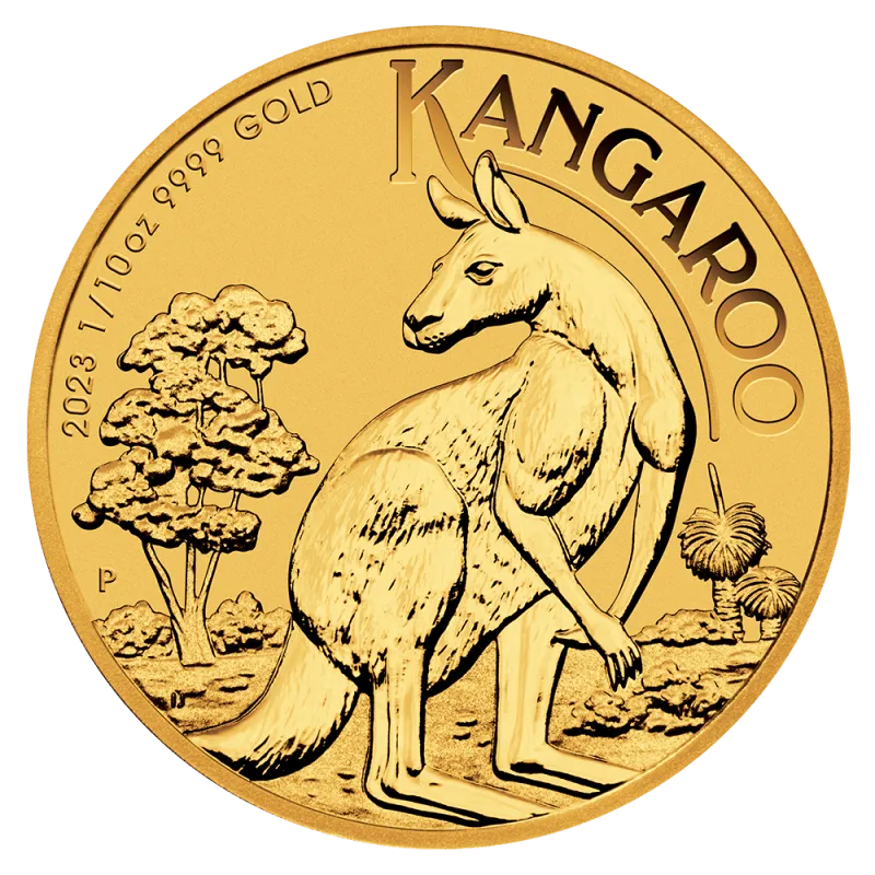 Zlatá investiční mince Kangaroo 1/10 Oz