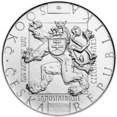 Stříbrná mince 500 Kč Přijetí Washingtonské deklarace | 2018 | Standard
