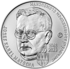 Stříbrná mince 200 Kč Josef Karel Matocha jmenován arcibiskupem olomouckým | 2023 | Standard