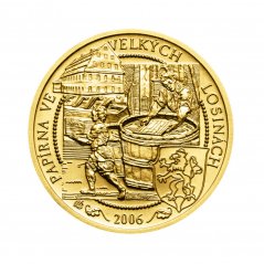 Zlatá minca 2500 Kč Klementinum - observatoř | 2006 | Proof