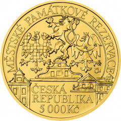 Zlatá minca 5000 Kč Mesto Litoměřice | 2022 | Standard