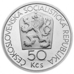 Srebrna Moneta 50 Kčs Mincovna Kremnica | 1978 | Proof