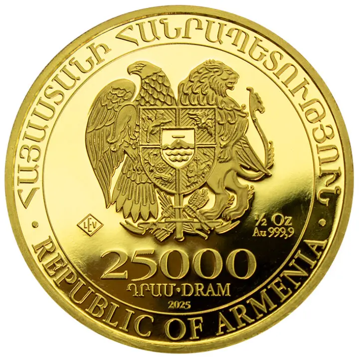 Gold coin Noah's Ark 1/2 Oz | 2025