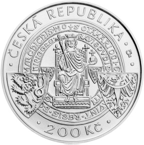 Silver coin 200 CZK České Budějovice jako královské město | 2015 | Standard