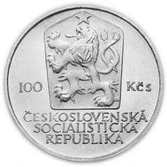 Srebrna Moneta 100 Kčs Konference Helsinky | 1985 | Proof