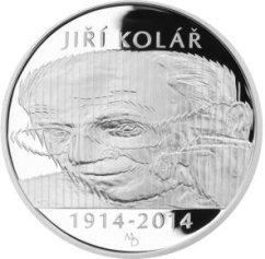 Silver coin 500 CZK Jiří Kolář | 2014 | Proof