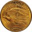 Gold coin 20 Dollar American Double Eagle | Saint Gaudens | 1921