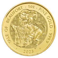 Zlatá investičná minca Yale of Beaufort 1 Oz | Tudor Beasts | 2023