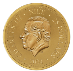 Zlatá investiční mince Phoenix 1/10 Oz | Niue | 2024