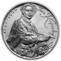 Silver coin 100 CSK Jan Kupecký | 1990 | Proof