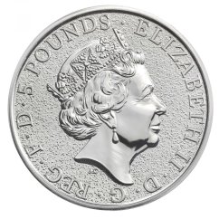 Stříbrná investiční mince Lion 10 Oz | Queens Beasts | 2017