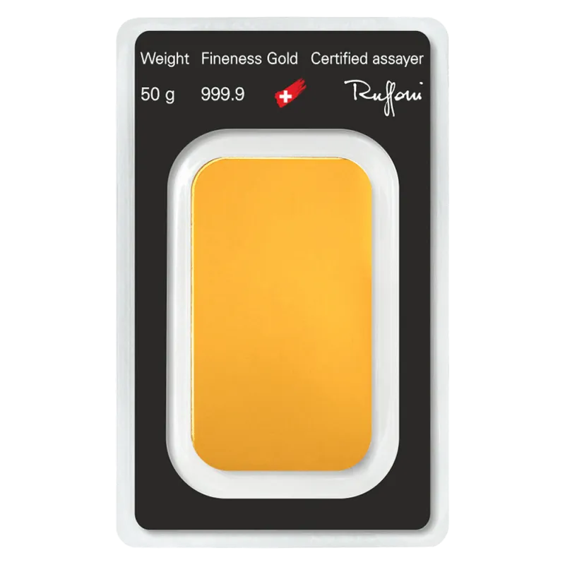 50g Gold Bar | Argor-Heraeus