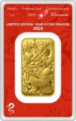 31,1g Gold Bar | Year Of The Dragon | Argor-Heraeus | 2024