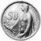 Stříbrná mince 50 Kč | 1947 | 3. výročí SNP