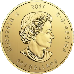 Zlatá investiční mince Elk 1 Oz | Call of the Wild | 2017