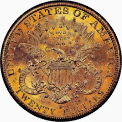 Gold coin 20 Dollar American Double Eagle | Liberty Head | 1887